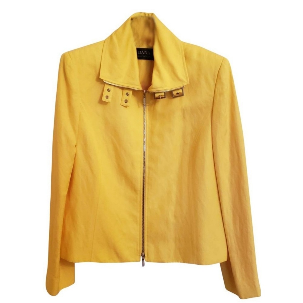 Dana Buchman Yellow Blazer Size 16